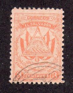 El Salvador O322 - Used-HR - Official Stamp