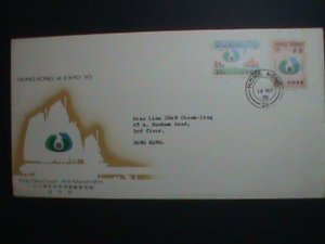 ​CHINA-HONG KONG-FDC-1970-SC# 255-6  EXPO'70- OSAKA, JAPAN USED VERY FINE
