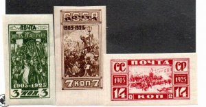 Russia 336-338 Set Mint hinged