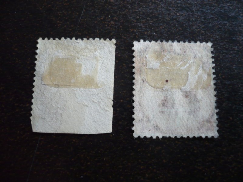 Stamps - Northern Nigeria - Scott# 40-41 - Used Part Set of 2 Stamps