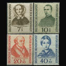 GERMANY 1955 - Scott# B344-7 Famous Persons Set of 4 NH