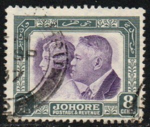 Malaya - Johore Sc #126 Used