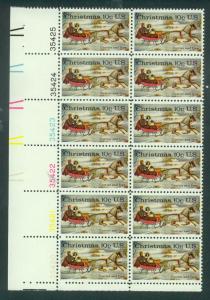 U.S. Scott 1551 VF MNH Plate Block of 12