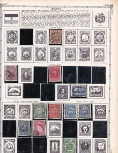 *KAPPYSSTAMPS BOLIVIA COLLECTION 230+ STAMPS USED/MINT  BB8