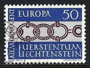 Liechtenstein 400 VFU EUROPA Z8107-1