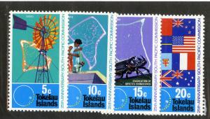 Tokelau 33-36 MNH SCV $4.10 BIN $2.00 FLAGS