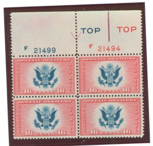 United States #CE2 Mint (NH) Plate Block