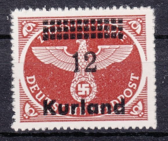 Germany Occupation Kurland 1945 Mi# 4 By MNG (1118)