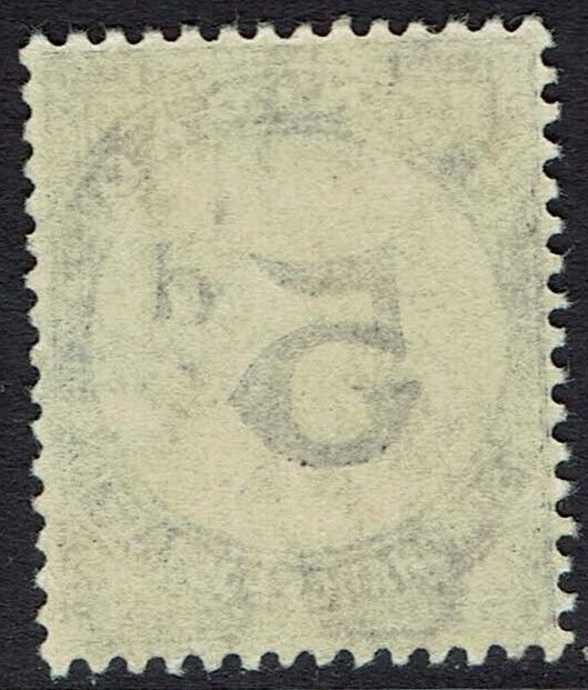 TRINIDAD 1905 POSTAGE DUE 5D WMK MULTI CROWN CA