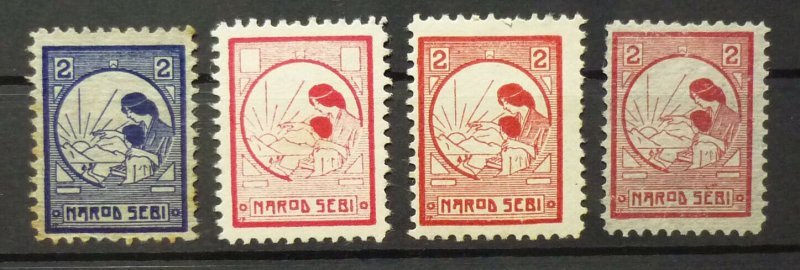 Yugoslavia Croatia Serbia Nice Selection-Early Better Poster Charity Stamps  C14