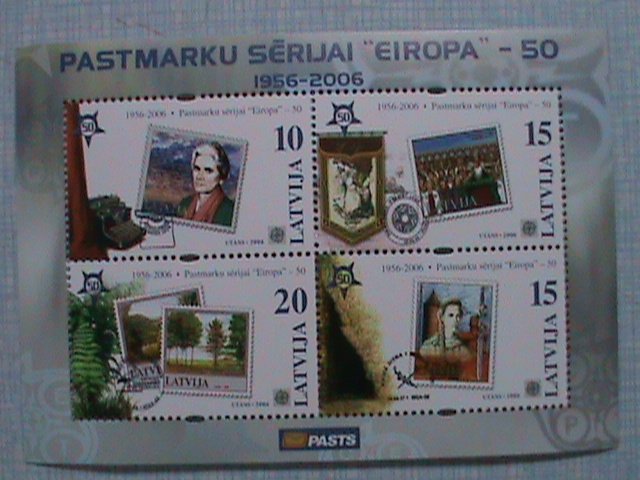 2006-LATVIA-COLORFUL MINIATURE MNH SHEET