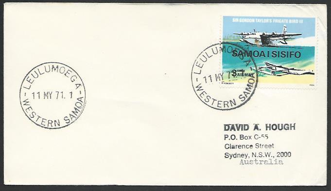 SAMOA 1971 cover LEULUMOEGA cds............................................25618