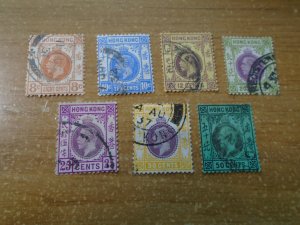 Hong Kong  #  136-42  used