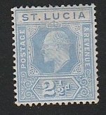 ST LUCIA #59 MINT HINGED