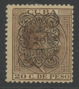 Cuba 114 * mint og HR small thin cv $60 (2209 463)