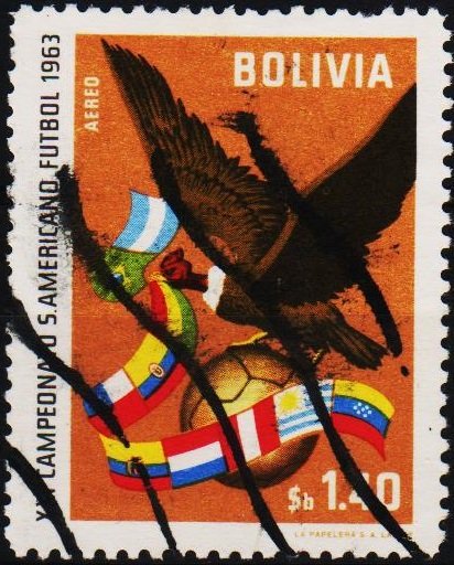 Bolivia. 1963 1p40 S.G.759 Fine Used