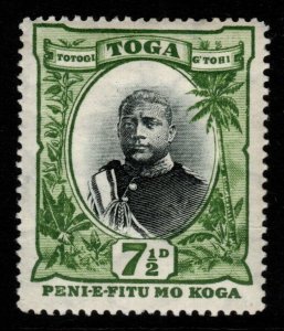 TONGA SG48 1897 7½d BLACK & GREEN MTD MINT