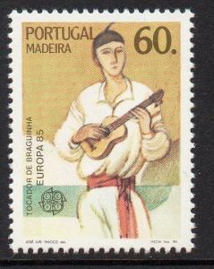 Portugal Madeira 1985 Europa Music Guitar VF MNH (101)