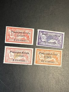 Syria airmail C18-21 MH