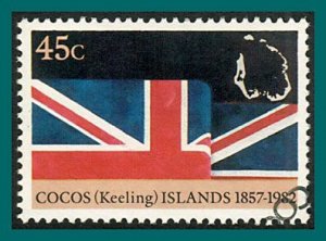 Cocos 1982 Annexation, 45c used #83,SG80