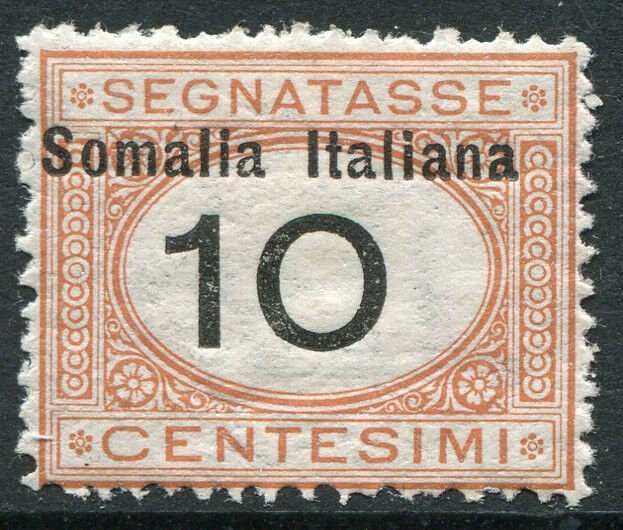 SOMALIA # J4 Fine Light Hinged Issue - POSTAGE DUE ITALY OVERPRINT - S6024