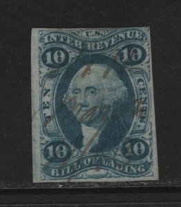 R32a VF used revenue stamp neat cancel nice color cv $ 90 ! see pic !