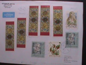 HUNGARY-1993 PRIORITY AIRMAIL COMMERCIAL -POSTAGE $870-MANY  PICTORIAL STAMPS