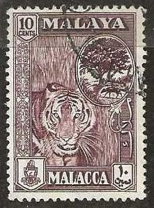 Malacca  Sc.  61  used.  1960.  (M639)