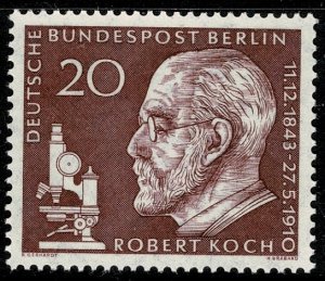 GERMANY BERLIN 1960 ANNI. DEATH of KOCH  MINT (NH) SG B186 Wmk.294 P.14 SUPERB