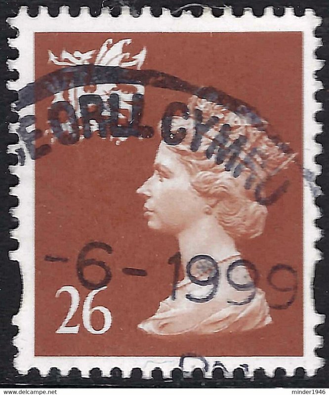 GREAT BRITAIN Wales 1996 QEII 26p Red-Brown Machin SGW80 Used