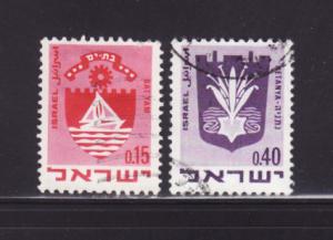 Israel 389, 391 U Town Coats of Arms