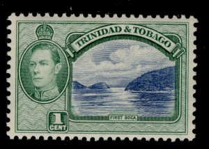 TRINIDAD AND TOBAGO GVI SG246, 1c blue and green, LH MINT.