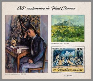TOGO 2023 MNH 185th anniversary of Paul Cézanne Paintings S/S #308b