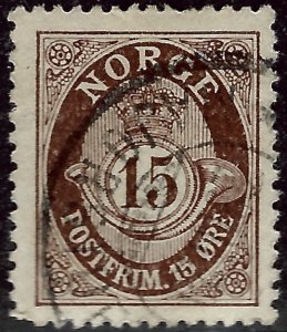 Nice Norway #52 Used F-VF...grab a bargain and fill an empty spot!