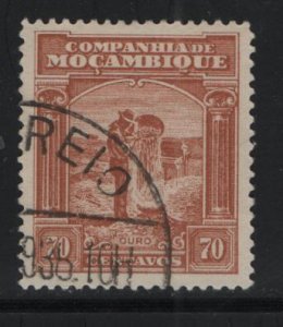 MOZAMBIQUE COMANY, 163, USED, 1931, PANNING GOLD