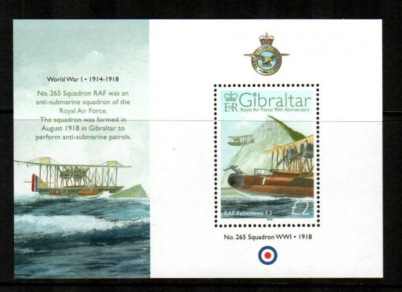 Gibraltar #1141  MNH  Scott $13.50   Souvenir Sheet