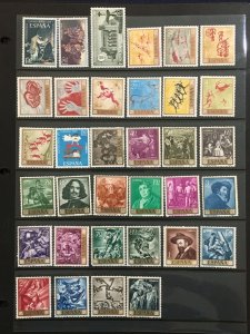 Spain 169 Mint (Mostly MNH) Stamps SCV $90