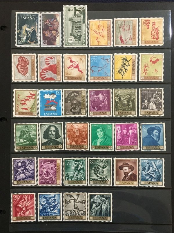 Spain 169 Mint (Mostly MNH) Stamps SCV $90