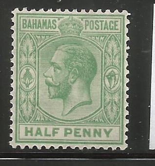 BAHAMAS 70  MINT HINGED,  KING GEORGE V