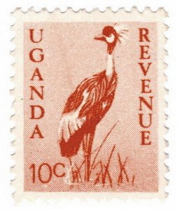 (I.B) KUT Revenue : Uganda Duty 10c (1967)