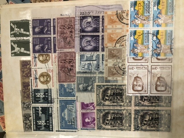 W.W Stamps In Stock Book + Some VERY OLD U.S Might Find Some Gems