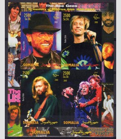 Somalia 2003 THE BEE GEES  Sheet Imperforated Mint (NH)