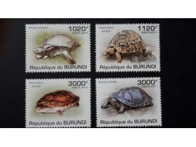 Burundi 2011. - Turtles ** MNH complete set (perforated)