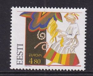 Estonia  #321  MNH  1997  goldspinners fairy tale