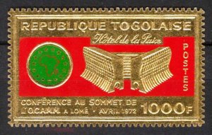 Togo 1972 African Organisation OSAMM GOLD 13 Eur. MNH