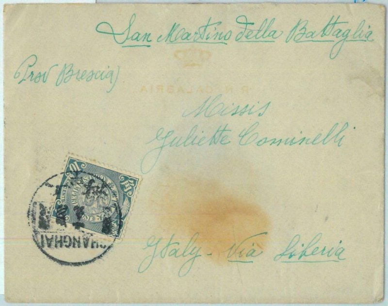 BK0453 - Imperial CHINA -  POSTAL HISTORY - COVER from ITALIAN FORCES  1910