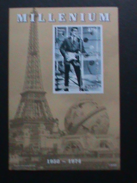 ​CHAD-1999-MILLENIUM-BUDDY HOLLY-IMPERF: MNH S/S VF- WE SHIP TO WORLD WIDE