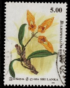 SRI LANKA QEII SG1288, 5r bulbophyllum wightii 1994, FINE USED.
