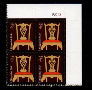 ALLYS STAMPS US Plate Block Scott #3755 4c Chippendale Chair [4] MNH F/VF [STK]