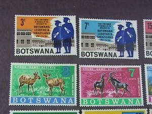 BOTSWANA # 33-46-MINT/NEVER HINGED---4 COMPLETE SETS-----1967-68